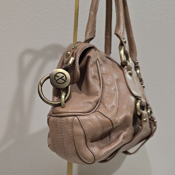 🌾Francesco Biasia Tan Leather Satchel - Picture 9 of 16